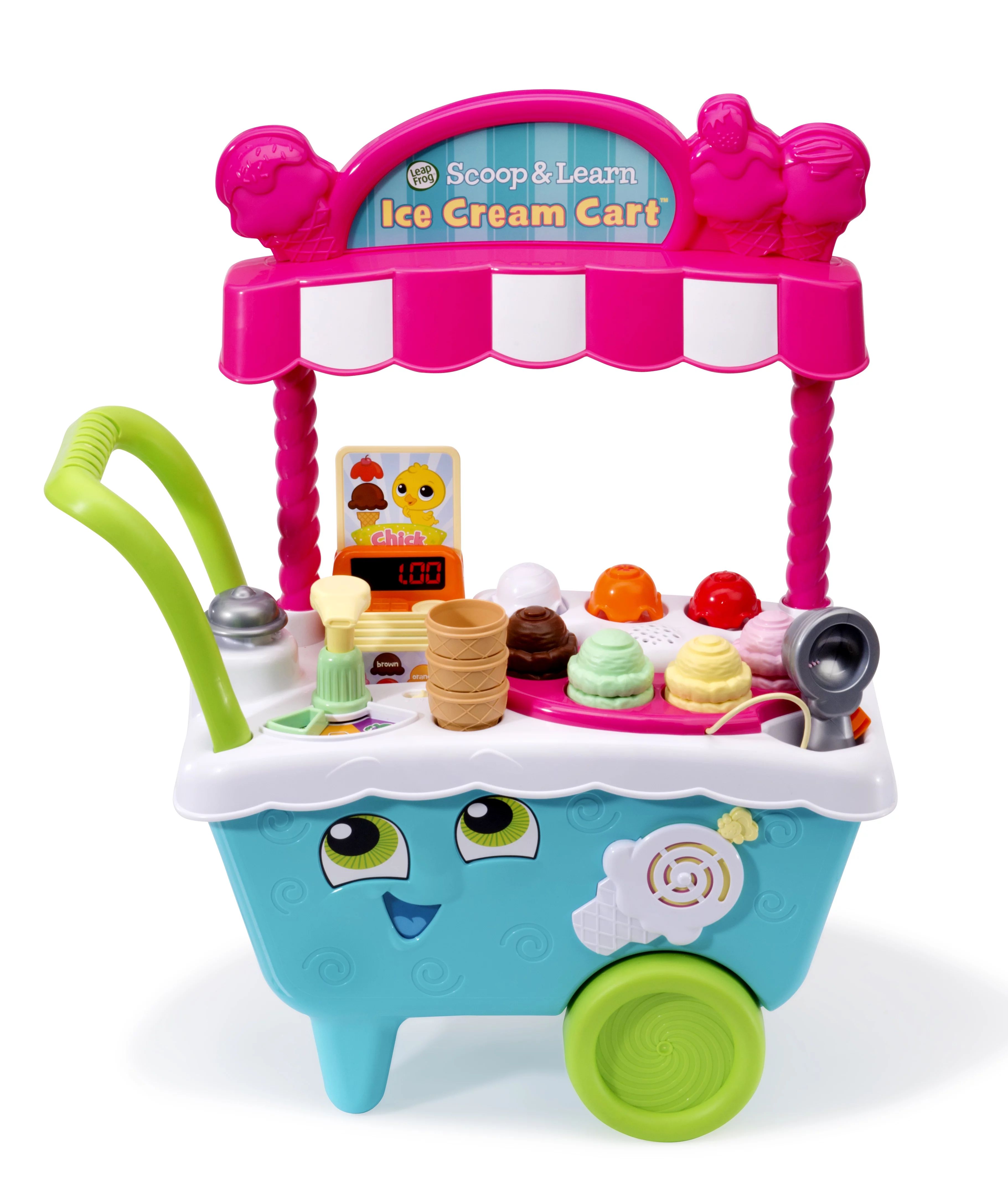 LeapFrog Scoop and Learn Ice Cream Cart, Play Kitchen Toy for Kids - Walmart.com | Walmart (US)