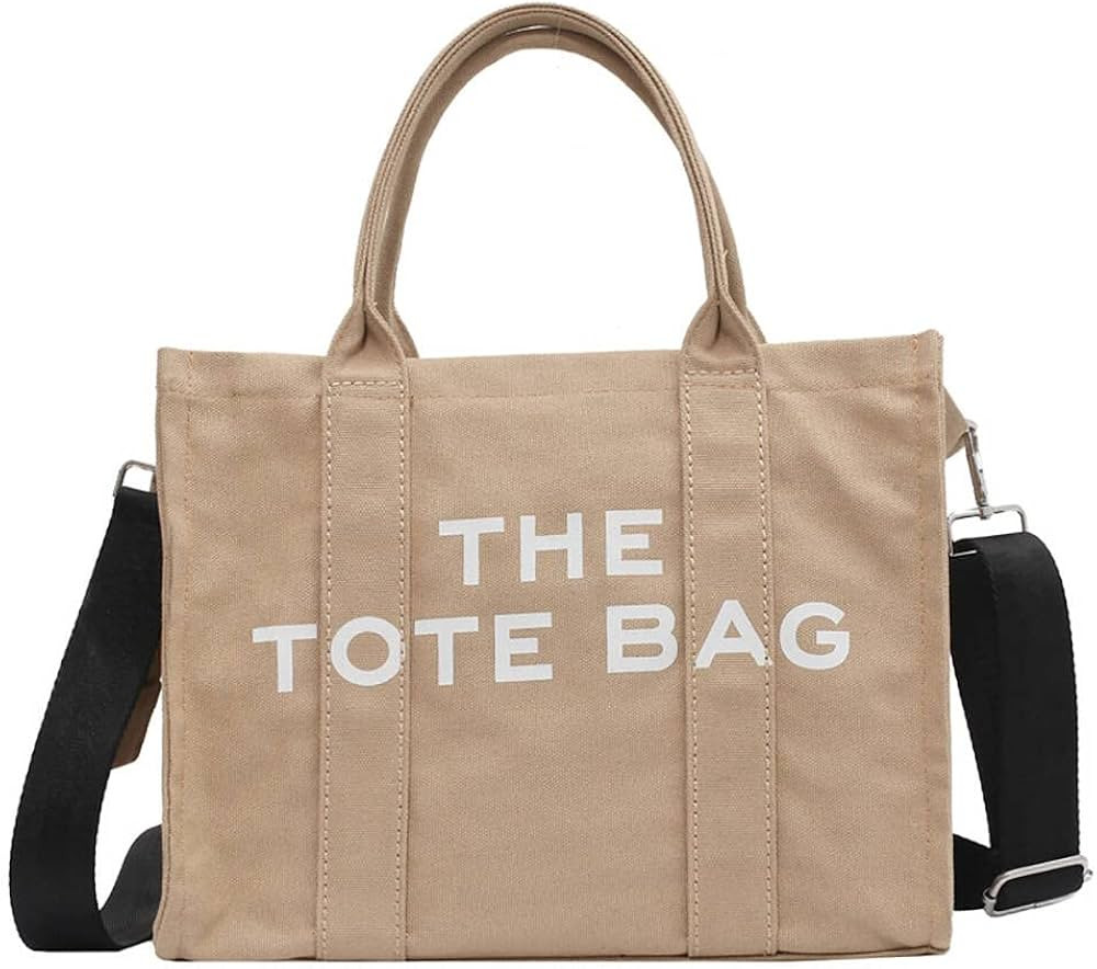Rezido The Tote Bag for Women Crossbody Canvas Tote Bag Traveler Handbag Zipper Canvas Tote Bag | Amazon (US)