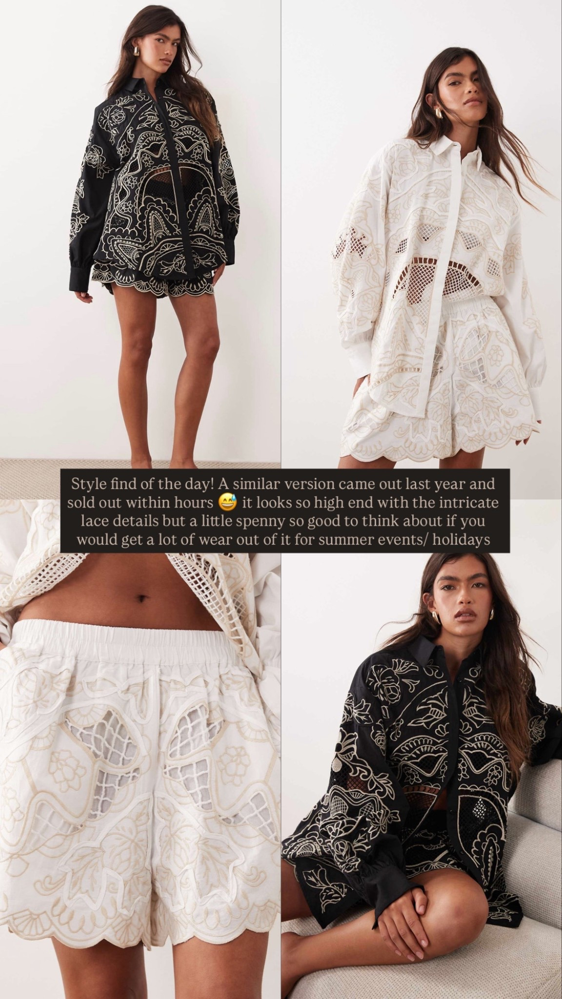 Summer outfit 😍 summer coord, summer set, lace outfit vacation outfit holiday outfit ASOS 

#LTKtravel #LTKsummer #LTKstyletip