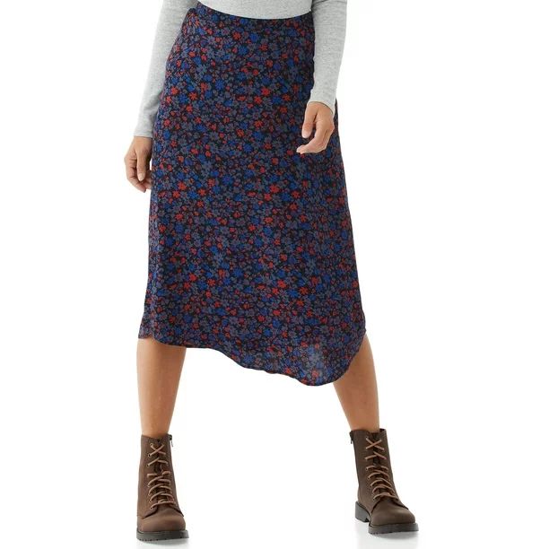 Free Assembly Women's Viscose Slip Skirt | Walmart (US)