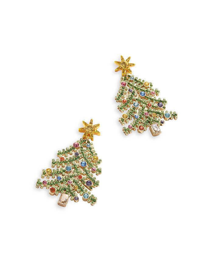 Multi Crystal Christmas Tree Drop Earrings | Bloomingdale's (US)