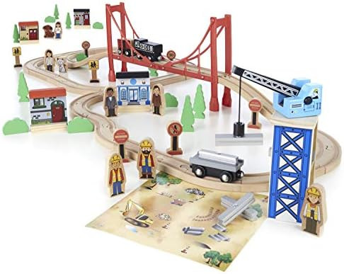 Imaginarium 80pc Mega Train Set, Multi (5F61E9A) | Amazon (US)