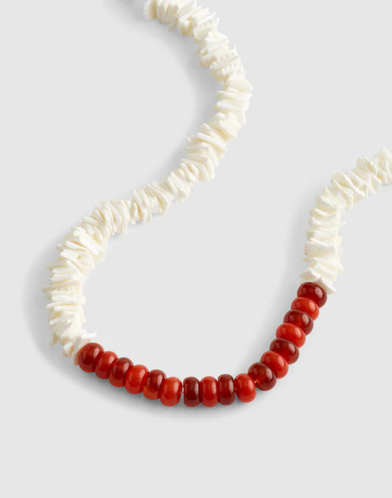 Semiprecious Puka Shell Beaded Choker Necklace | Madewell