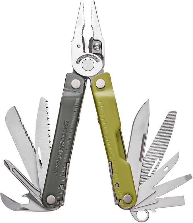 LEATHERMAN, Rebar Multitool with Premium Replaceable Wire Cutters and Saw, Mossy Slate | Amazon (US)