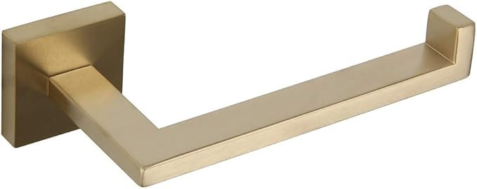 GERZWY SUS 304 Stainless Steel Bathroom Toilet Paper Holder Tissue Roll Holder Wall Mount Brushed... | Amazon (US)