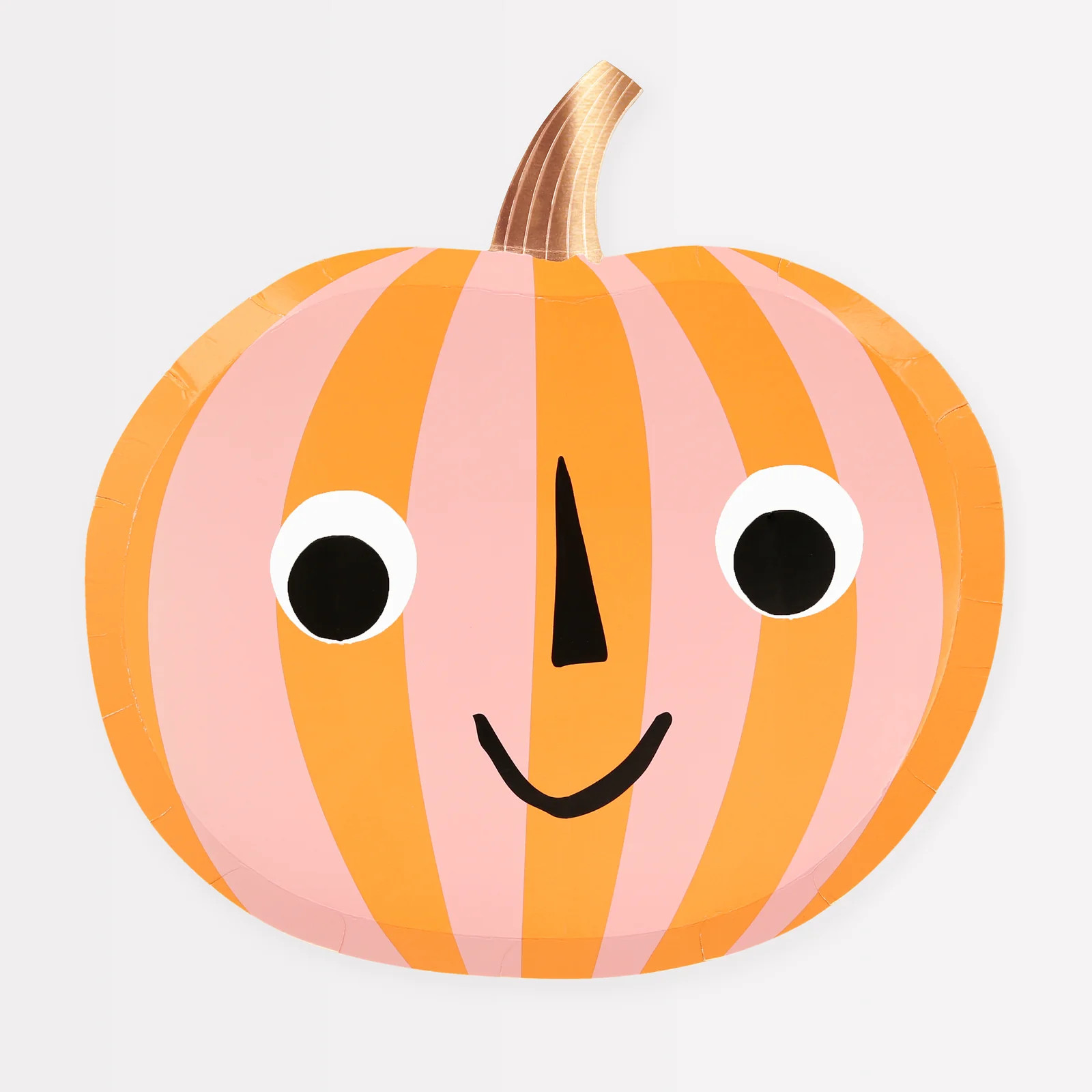 Halloween Pink Pumpkin Plates | Meri Meri