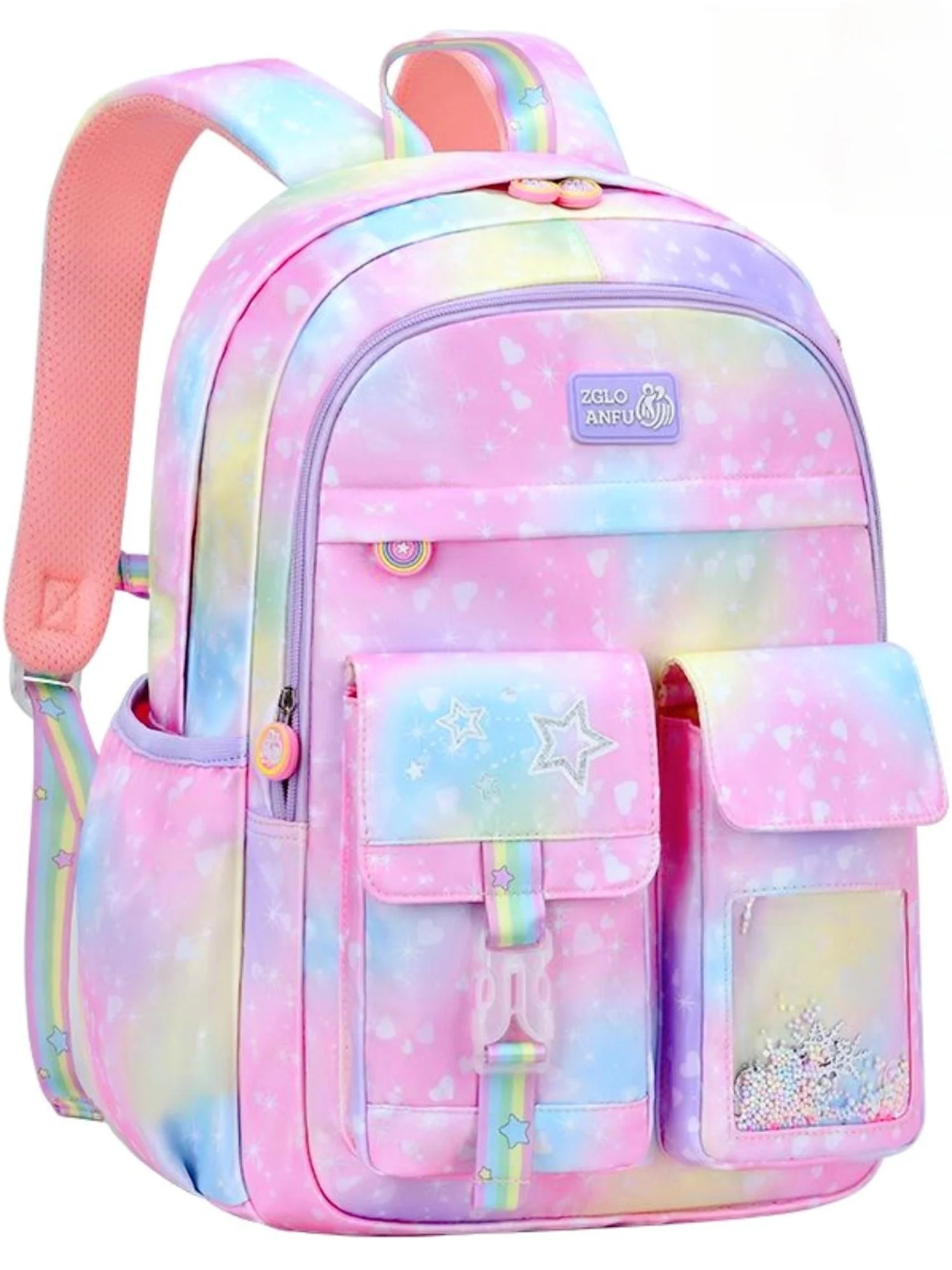 School Backpacks for Girls, Lightweight School Bags Kids Backpacks Cute Bookbag, Pink | Walmart (US)