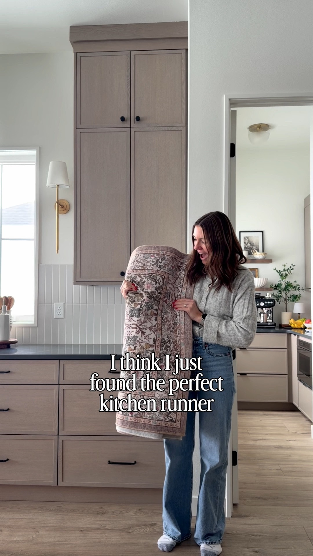 😍 I think I just found the most perfect kitchen runner. Available in larger than standard sizes (this is a 3x10’ size), features a non-slip backing and stain resistant pattern. 

This is the moss color but there’s multiple color options available!

#amazon #amazonrug #kitchenrunner #affordablehome

#LTKHome