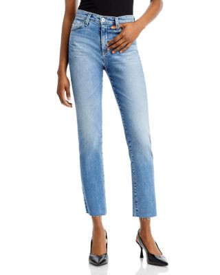 Mari Cropped High Rise Slim Jeans in 20 Years Trifecta | Bloomingdale's (US)