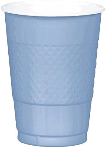 Amazon.com: Amscan Reusable Pastel Blue Plastic Cups, 16 Oz., 20 Ct. | Party Tableware : Toys & G... | Amazon (US)