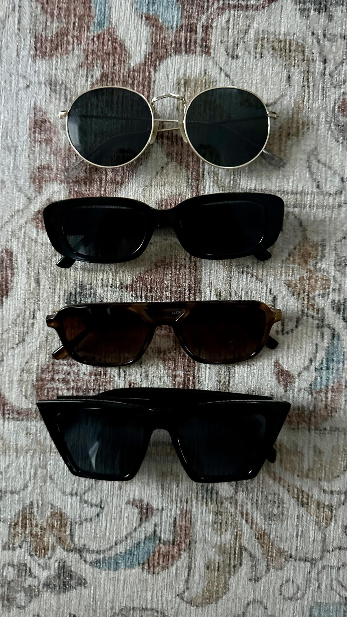 FEISEDY Vintage Square Cat Eye Sunglasses Women Trendy Cateye Sunglasses B2473 | Amazon (US)