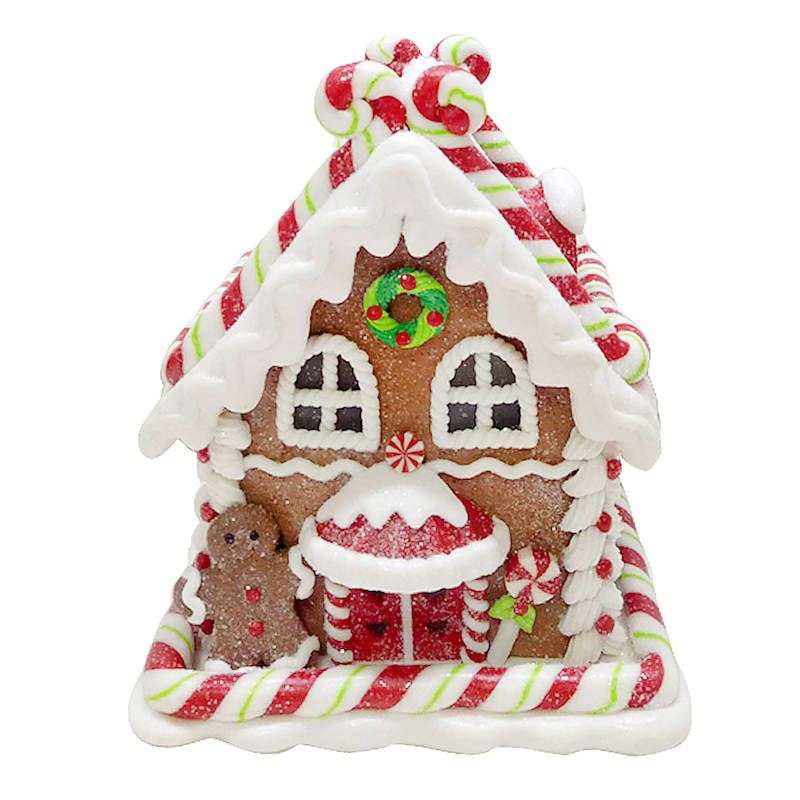 Gingerbread Lane Pre-Lit Gingerbread House, 5" | At Home