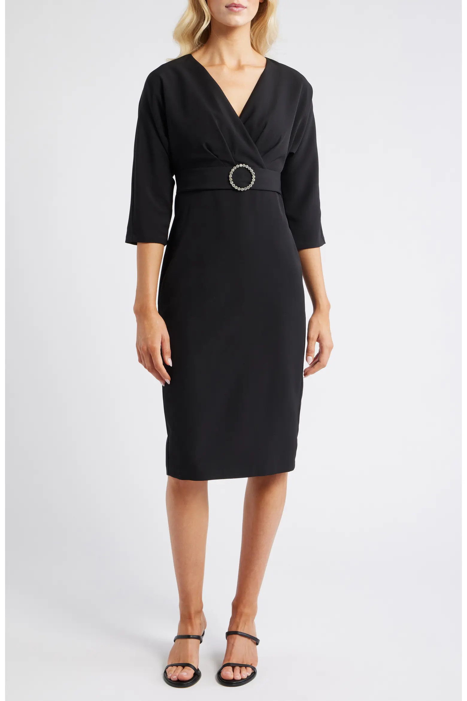 Faux Wrap Cocktail Dress (Women) | Nordstromrack | Nordstrom Rack