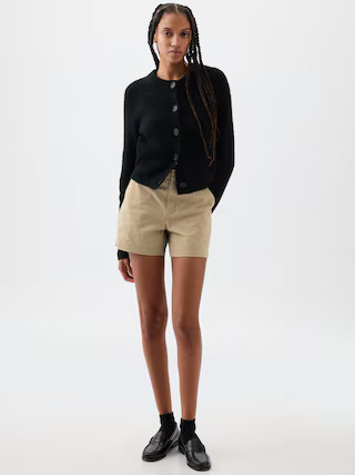 5" Mid Rise Downtown Khaki Shorts | Gap Factory