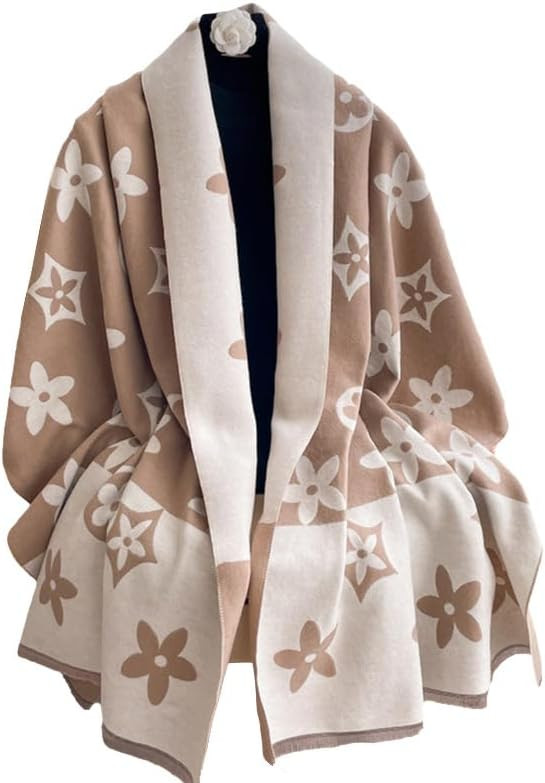 FairyCity Women's Soft pashmina Shawl Oversized Winter Warm blanket Scarf Long Cashmere Shawls Wr... | Amazon (US)