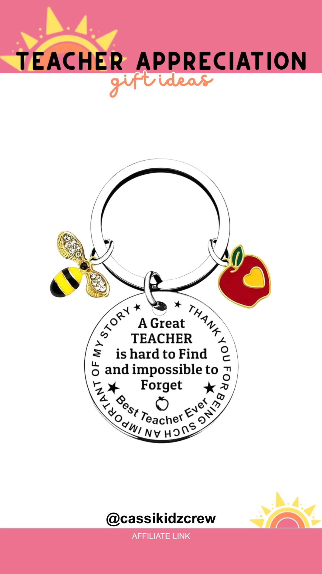 Teacher Keychain gifts that make appreciation shine bright! A fun, heartfelt way to say thanks to the ones who inspire every day. 🌟🍎💖  
#TeacherGifts #TeacherAppreciation #Keychain #GiftIdeas #ThankYouTeacher #BackToSchool #ClassroomStyle #TeachingLife #EducatorLove #CuteAccessories 

 #LTKdayinmylife #LTKSeasonal #LTKSaleAlert