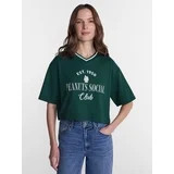 Peanuts Women's Snoopy French Terry Varsity Graphic Tee with Short Sleeves, Sizes XXS-XXL | Walmart (US)
