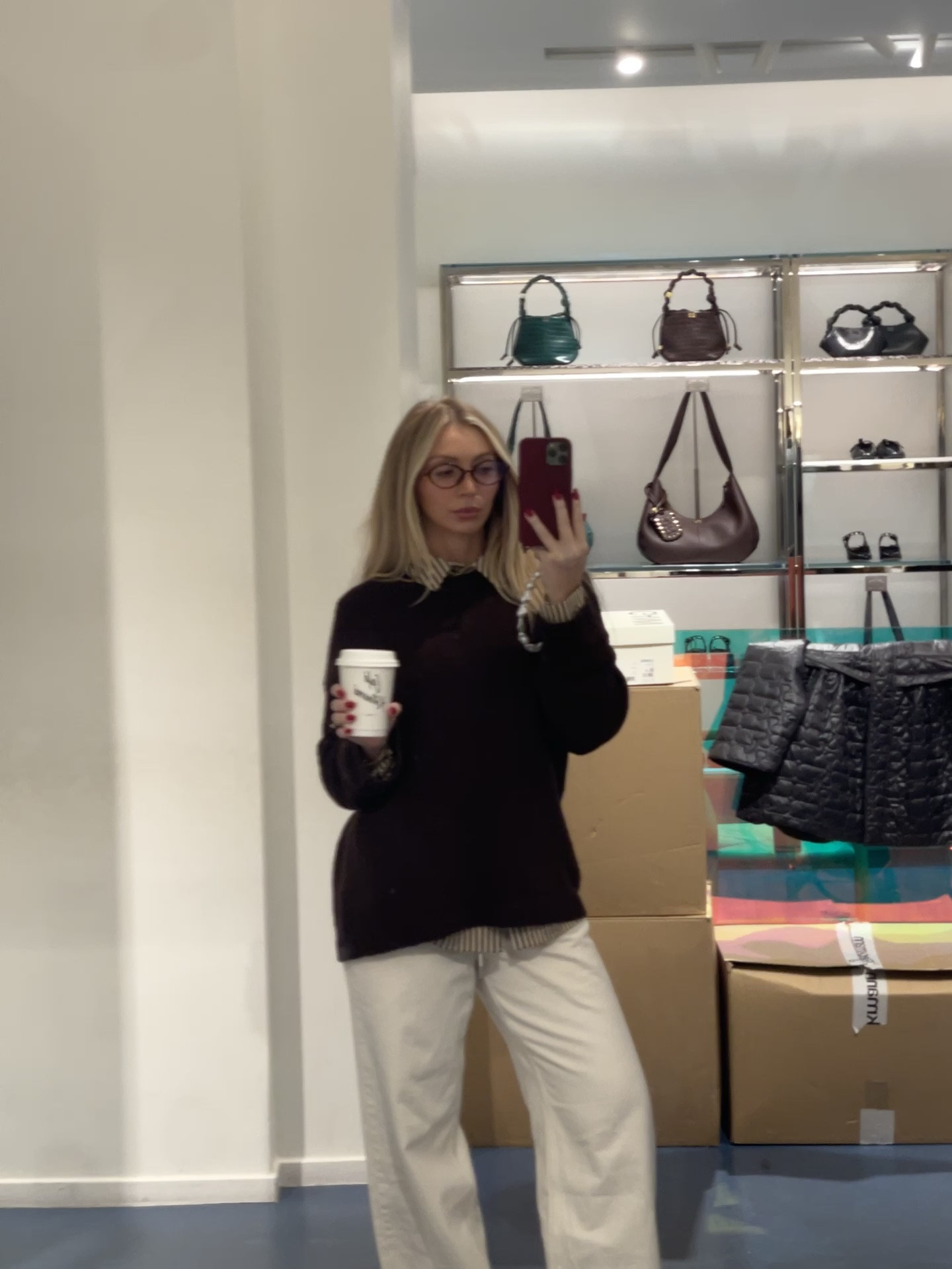 Sweater- m (it shrinks slightly) 
Pants- 26- run big 
Undershirt- m 

#LTKFindsUnder100 #LTKPetite #LTKFindsUnder50