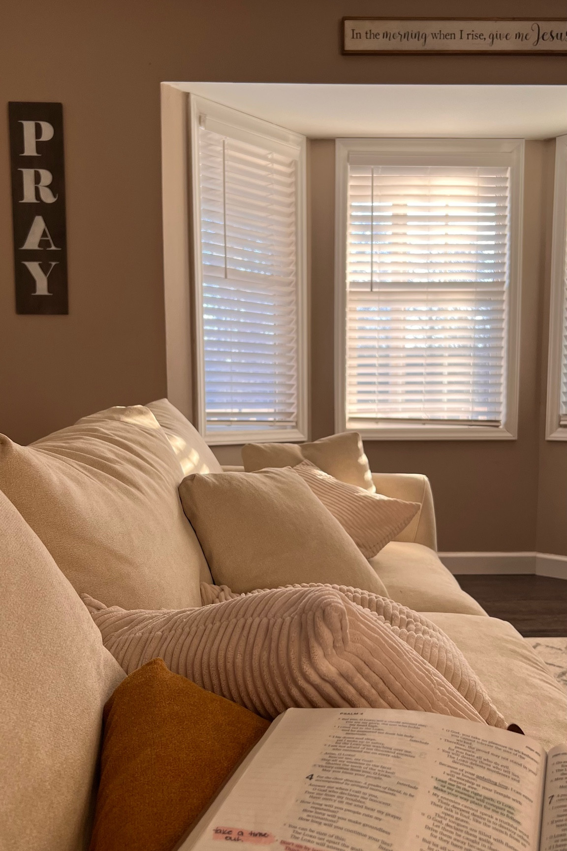 Cozy ambiance / feathers sectional couch

Bible study, early morning light, home, warm, pillows, beige, removable cover, machine washable, furniture, valyou, Mario Capasa

#LTKGiftGuide #LTKHome #LTKFamily