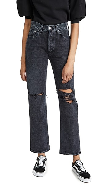 Lana Mid Rise Vintage Straight Jeans | Shopbop