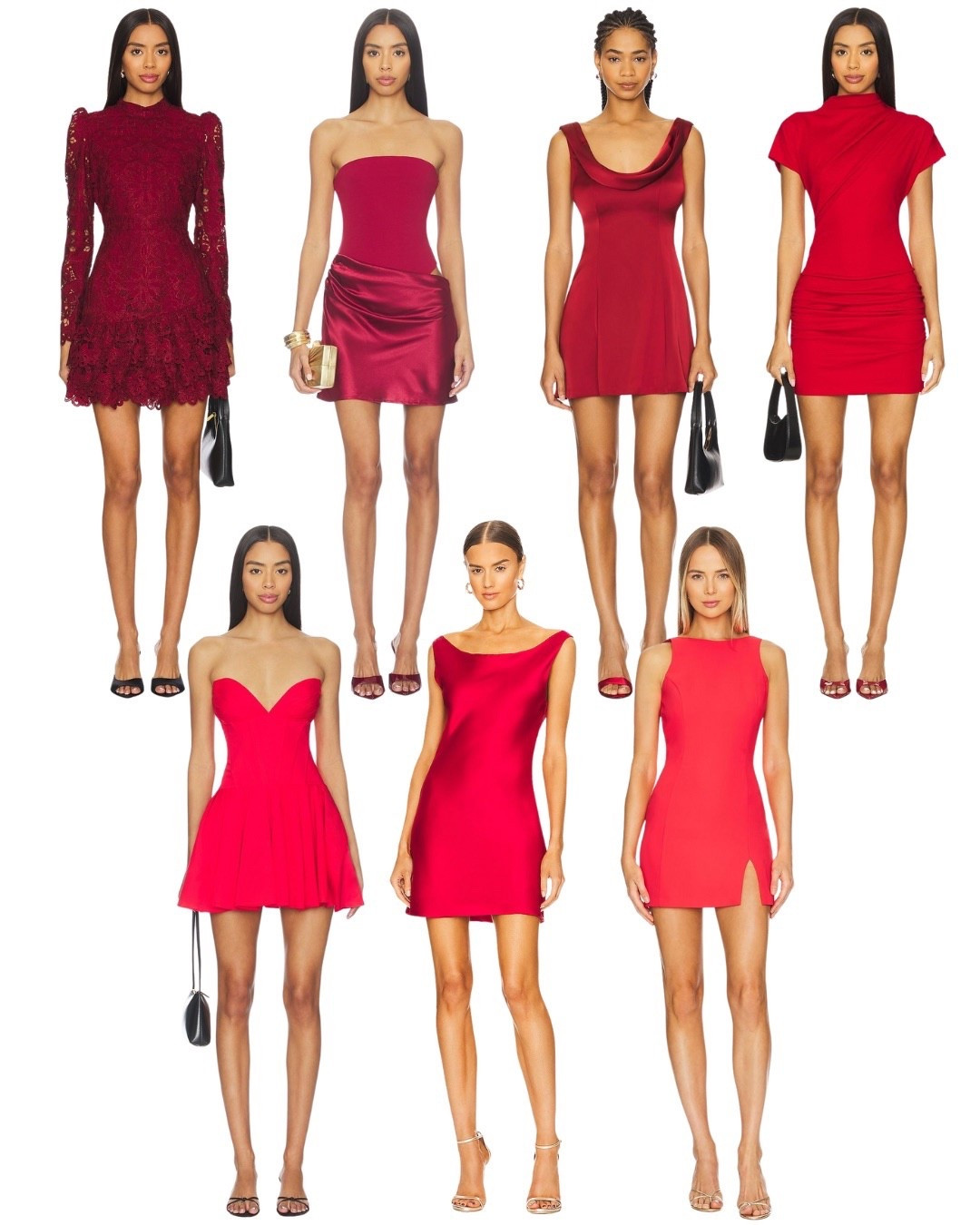 red mini dresses 

perfect for homecoming, semi formal, or a cocktail party 

#LTKValentine #LTKootd #LTKgrwm