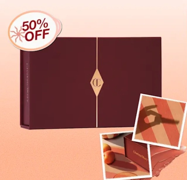 Charlotte Tilbury Beauty Treats Mystery Box in Cheeky Peach which is said to be worth £103.00 and is priced at just £51. 



#LTKeurope #LTKbeauty #LTKuk