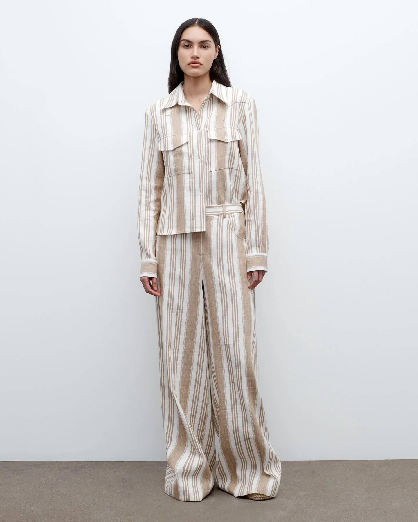 Demie Trouser in Tosca Barre Linen | TWP