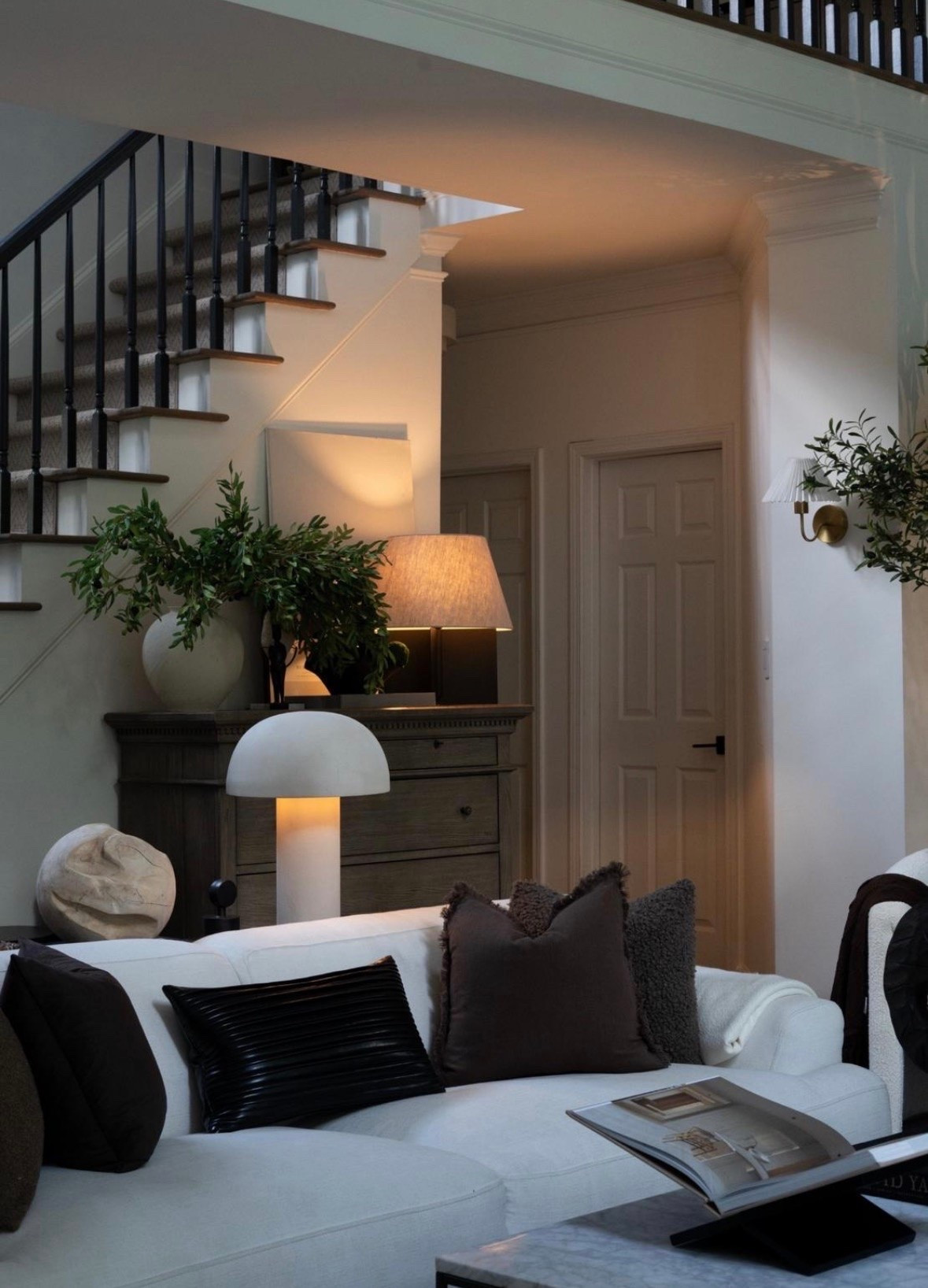 I’m completely falling for this corner. The sculptural lamp sets the moody tone, the rich textures and warm earthy tones are giving major autumn energy, and every detail feels straight out of a high-end design editorial. It’s cozy, elevated, and seriously everything I want this season to feel like. 

#LTKStyleTip