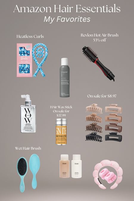 Amazon hair essential favorites! Revlon’s Hot Air Brush is 53% off!! Such a great deal!

#LTKGiftGuide #LTKfindsunder50 #LTKbeauty