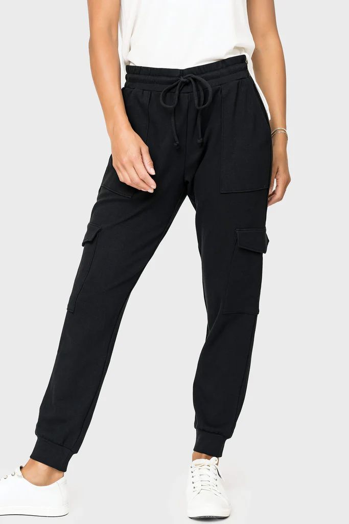 Gigi Essential Soft Ponte Cargo Jogger | Gibson