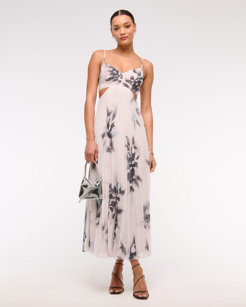 The A&F Giselle Babydoll Maxi Dress | Abercrombie & Fitch (US)