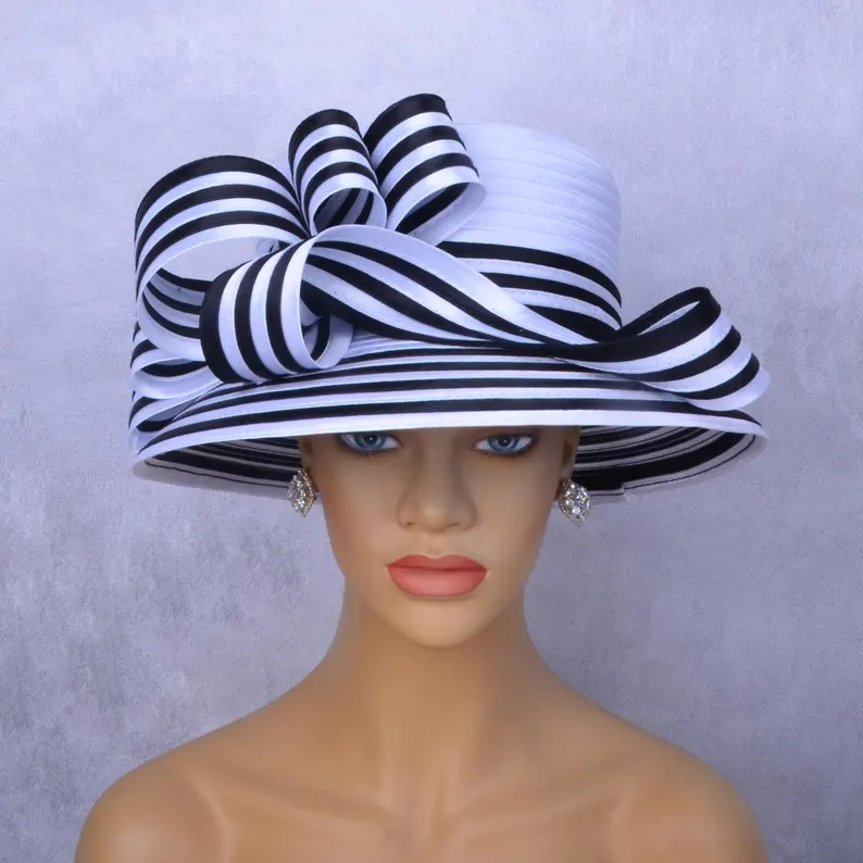 Satin Hat Formal Hat for Church Hat Kentucky Derby,party Hat,church Hat,dressey Hat,millinery,coc... | Etsy (US)