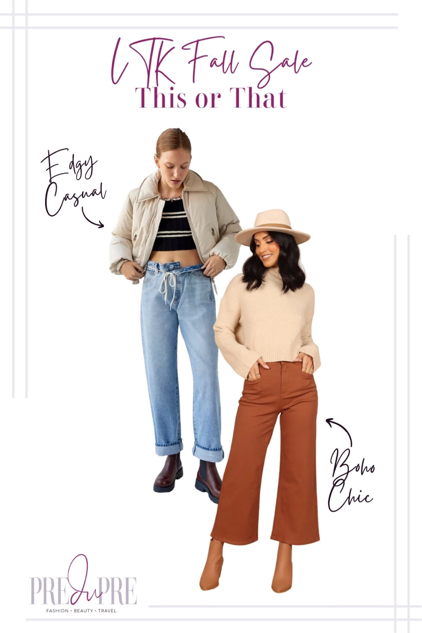 I’ve rounded up the fall outfits and accessories you need at the best prices! Know where and what to shop in one of the biggest LTK sales of the year. See more of my best finds at www.predupre.com

LTK sale, LTK Fall Sale, sale alert, fall outfit, fall look, fall ootd, fall outfit ideas, street style, date outfit, denim jeans, leather pants

#LTKsalealert #LTKU #LTKSale