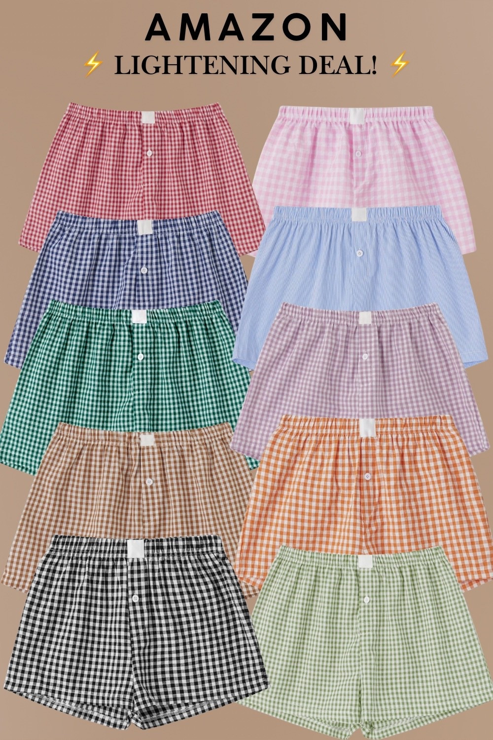 AMAZON Lightening Deal! ⚡️
My favorite throw on & go shorts are on lightening deal for such a great price! Some colors as low as $8!! 

Wear these as pajamas bottoms, running errands with an oversized tshirt and sandals, quick cover up over a swimsuit, or just around the house. These are the perfect throw one and go shorts! I just ordered the red ones for 4th of July!! ❤️ 


All the colors are linked in my LTK  - tap below to snag yours! 👇🏻🔗🤍





#amazon find #lightening deal #flash sale #gingham shorts #lounge bottoms #pajama bottoms #boxer shorts #amazon fashion #fourth of July outfit #casual shorts ￼￼

#LTKSaleAlert #LTKSeasonal