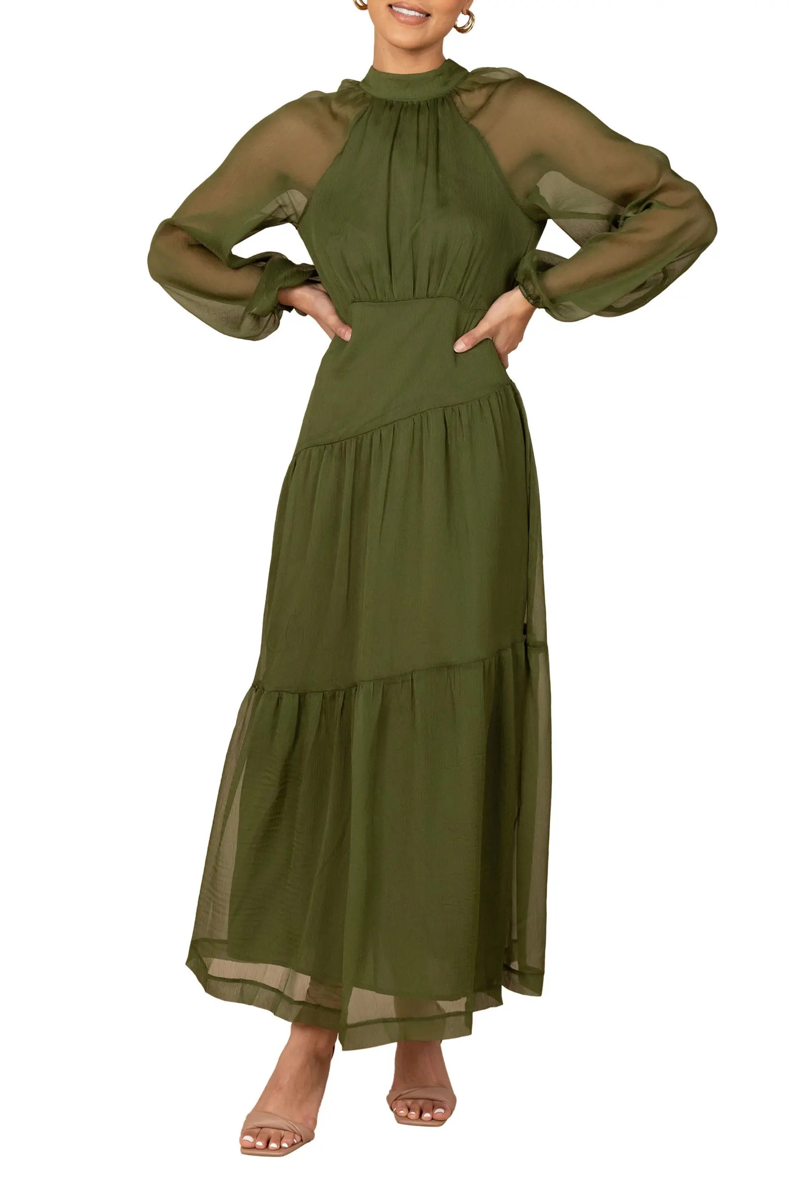 Petal & Pup Julip Long Sleeve Tiered Maxi Dress (Women) | Nordstrom | Nordstrom
