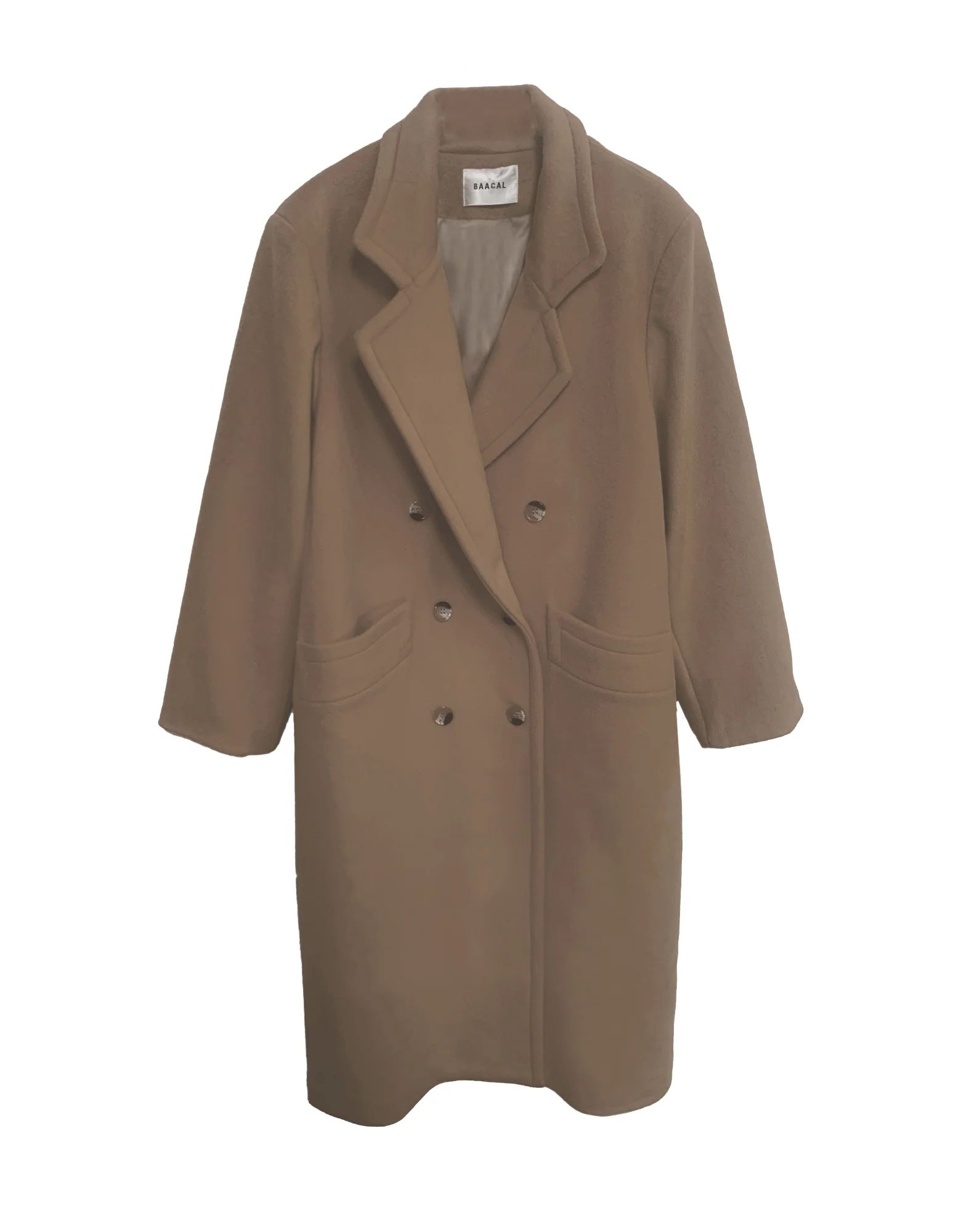 Double Breasted Women's Plus Size soft Camel Car Coat by Cynthia Vincent BAACAL | BAACAL Limited, LLC