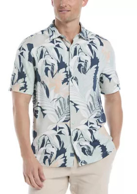 Cubavera Men's Tropical Printed Button Down Shirt, 2XL | Belk