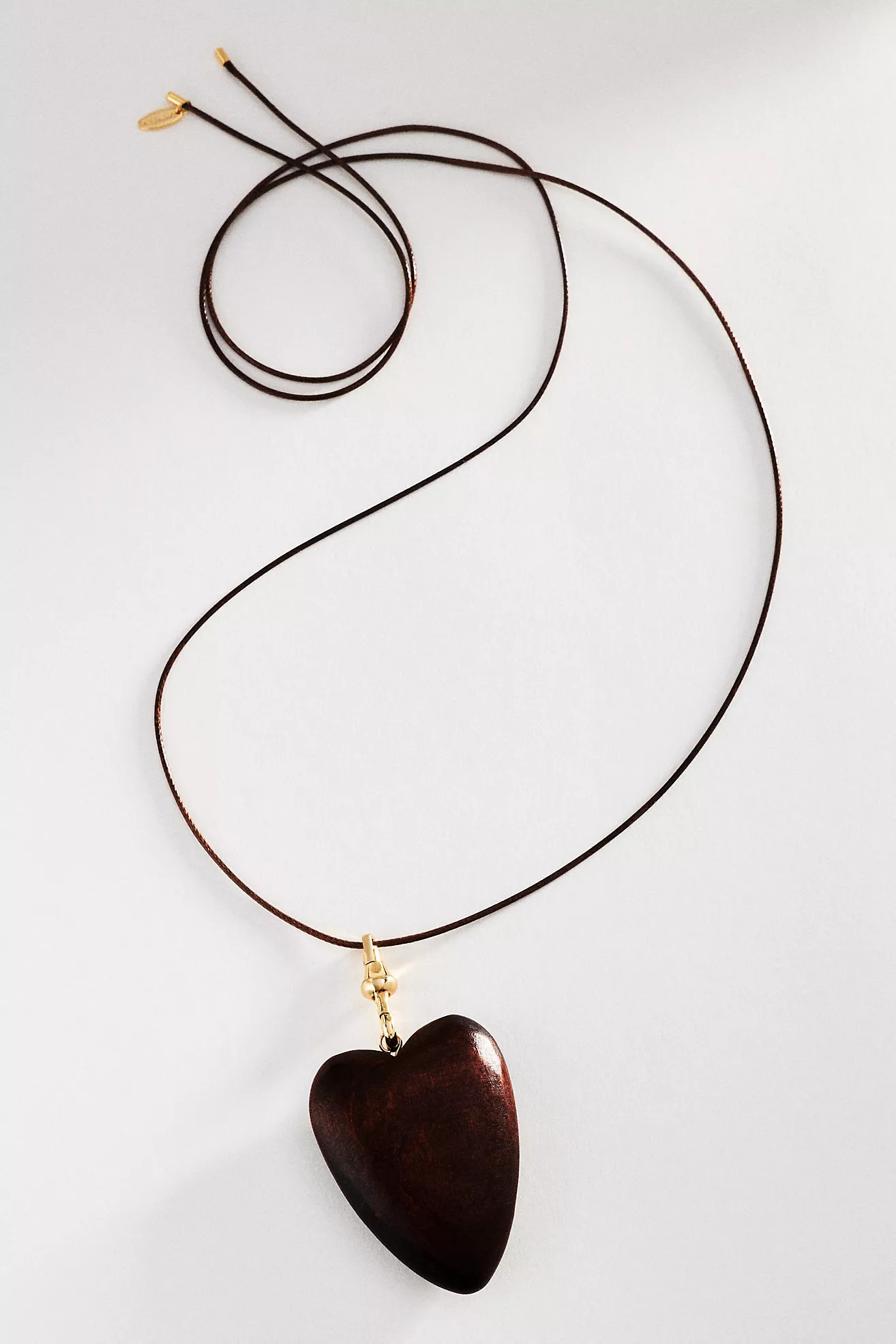 Wooden Heart Pendant Necklace | Anthropologie (US)