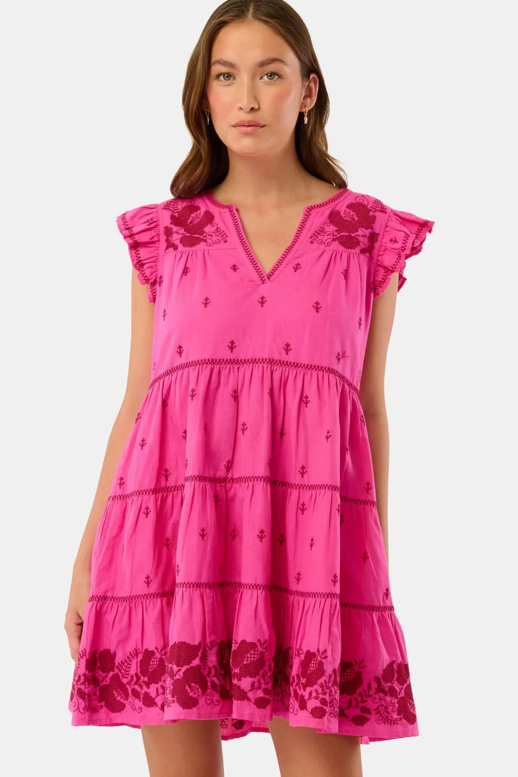 Cross Stitch Vine Pippa Dress | Roller Rabbit