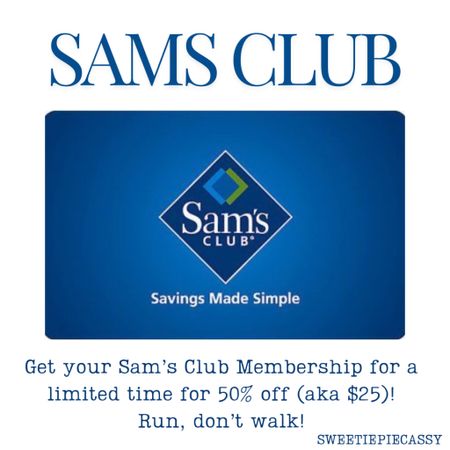 Sam’s Club: Get your Membership for 50% off today! 🛒 

Get your Sam’s Club Membership for a limited time for 50% off (aka $25)! If you get Sam’s Club Plus, you’ll get free shipping on most items as well we 2% cash back yearly! Everything from Outdoor Furniture, Patio Gear, Storage, basics & so much more. They’re also still having their Members Only sale for a limited time, where you can find everything big & small! This is the perfect chance to get yours today!💫

#LTKhome #LTKsummer #LTKfamily