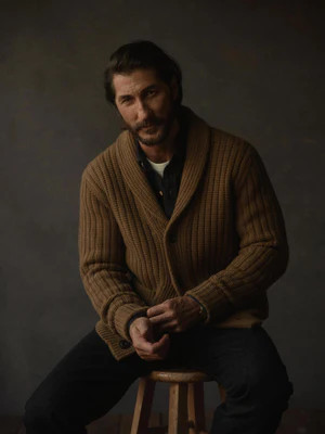 Teak Herdsman Shawl Cardigan - Buck Mason- Modern American Classics | Buck Mason