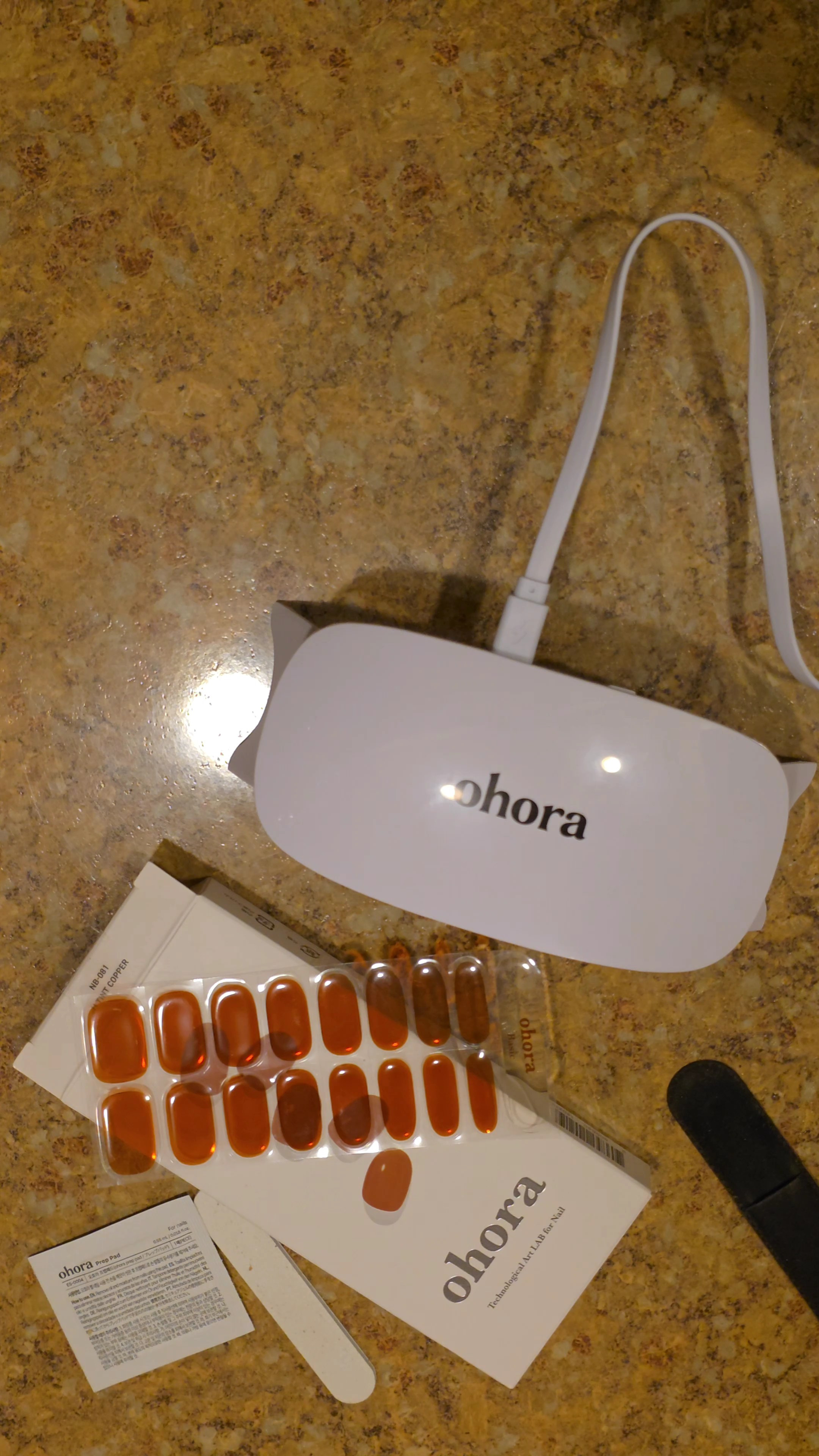 Perfect at-home manicure for any event with @ohoraI love using these gel nail strips because they're so easy to apply, last for a few weeks, and look amazing 🤩

#LTKgrwm #LTKU #LTKootd