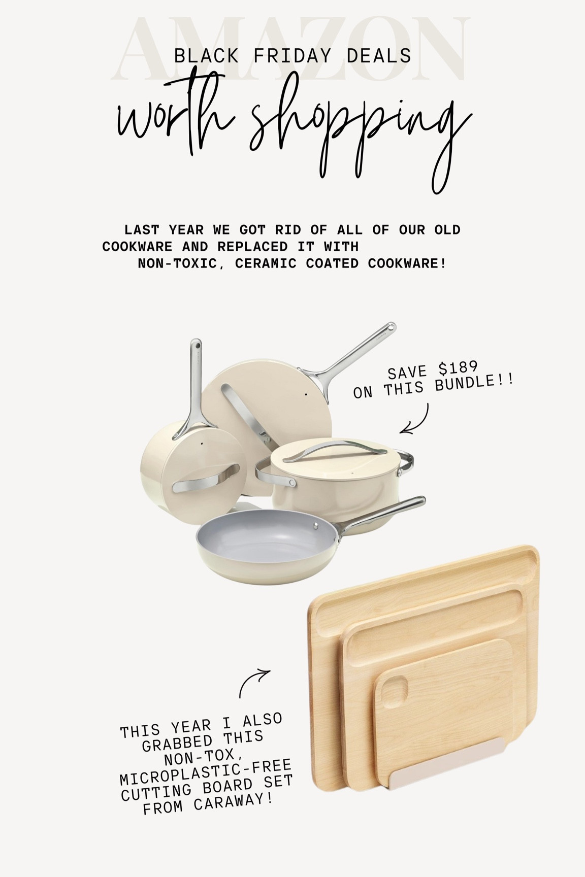 Perfect time to upgrade those high-ticket kitchen items! We love Caraway’s non-toxic cookware!

#LTKHome