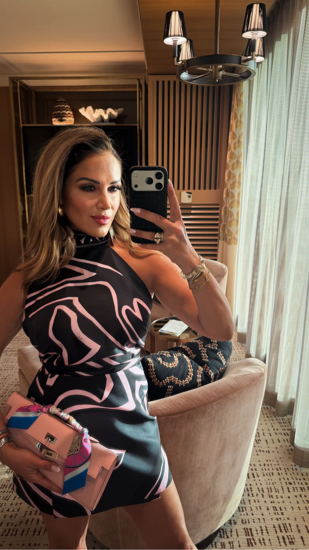 I bought this little set months ago. Finally getting a chance to wear it. Love the pop of pink with all the black.

#LTKgrwm #LTKootd #LTKstorytime