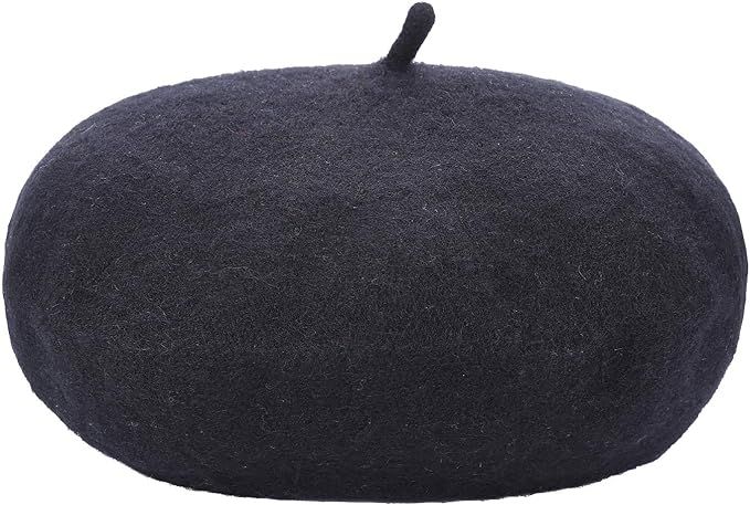 AWAYTR Kids Wool French Beret - Little Girls Artist Beret Hat | Amazon (US)