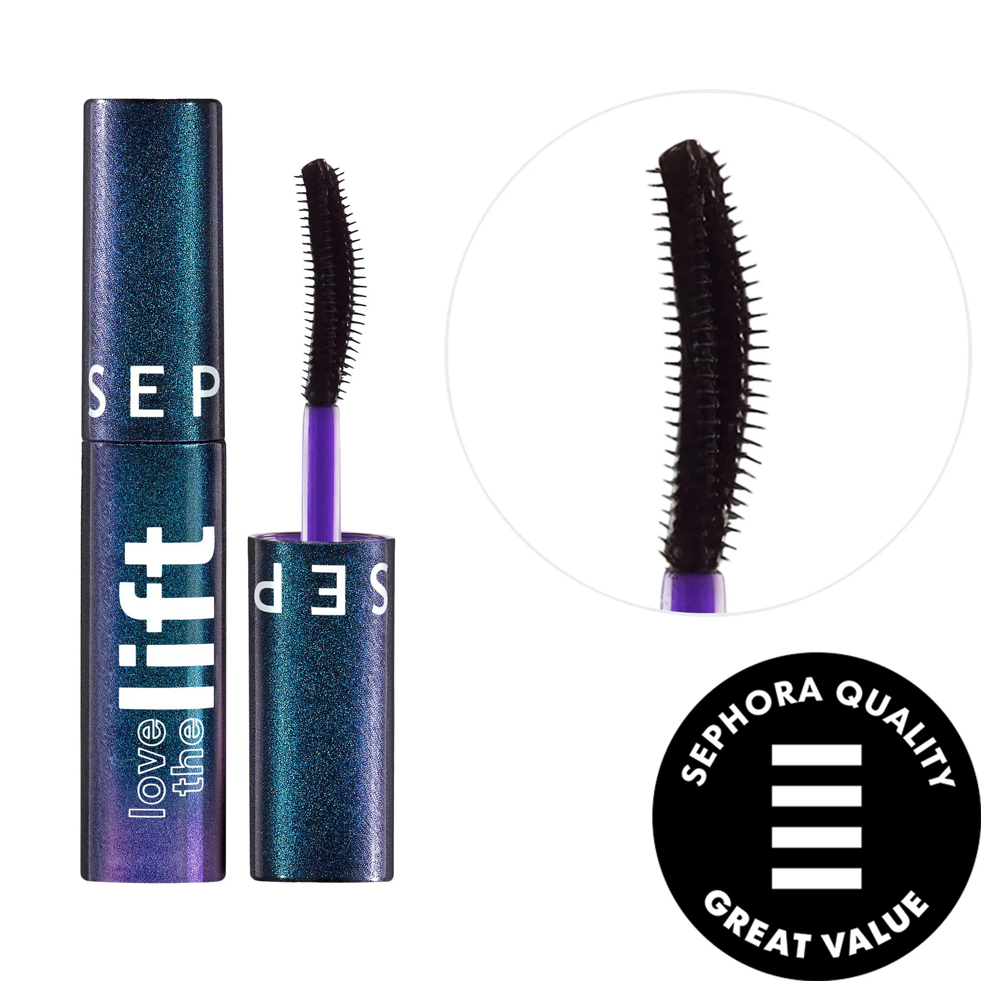 SEPHORA COLLECTION Mini Love The Lift Curling + Volumizing Mascara Ultra Black 0.17 oz | Sephora (CA)