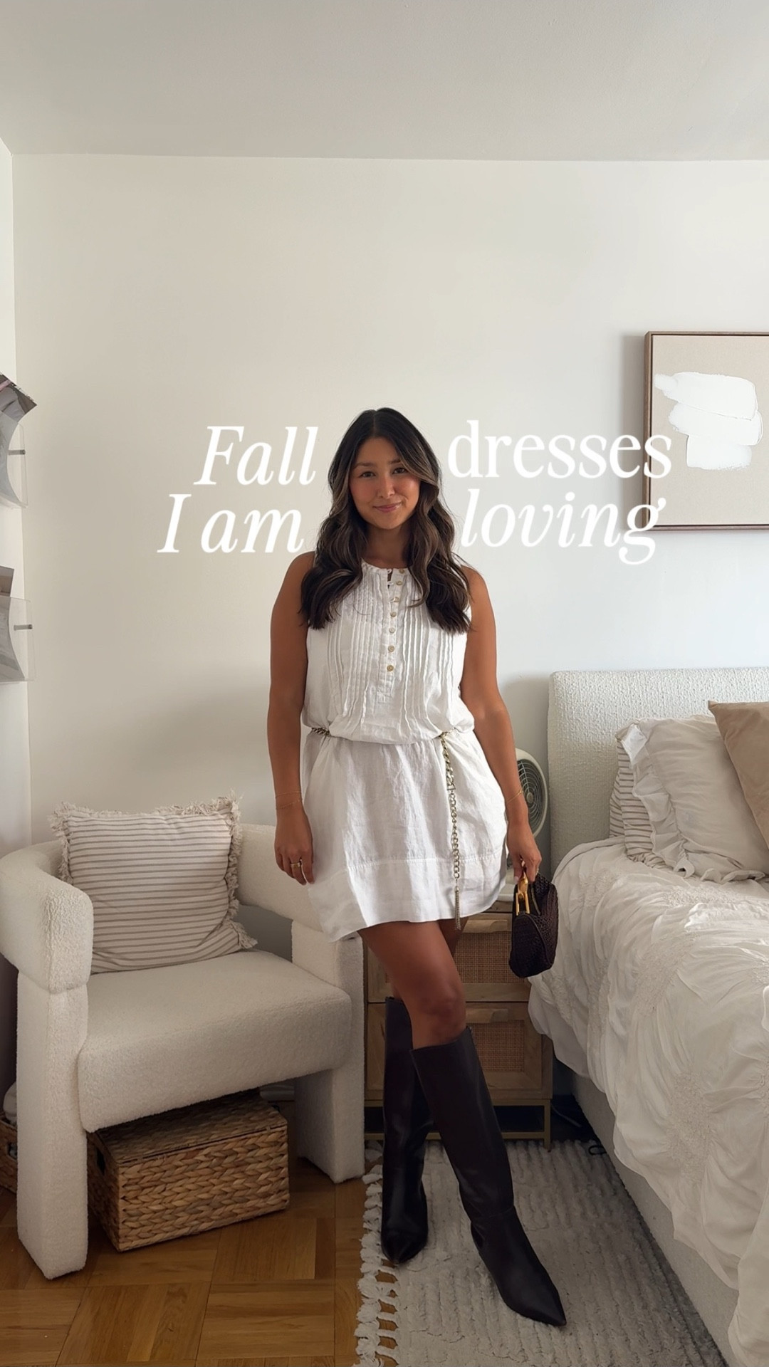 Favorite transitional fall dress from Quince! Add layers and fun accessories 

#LTKSeasonal #LTKStyleTip #LTKPetite