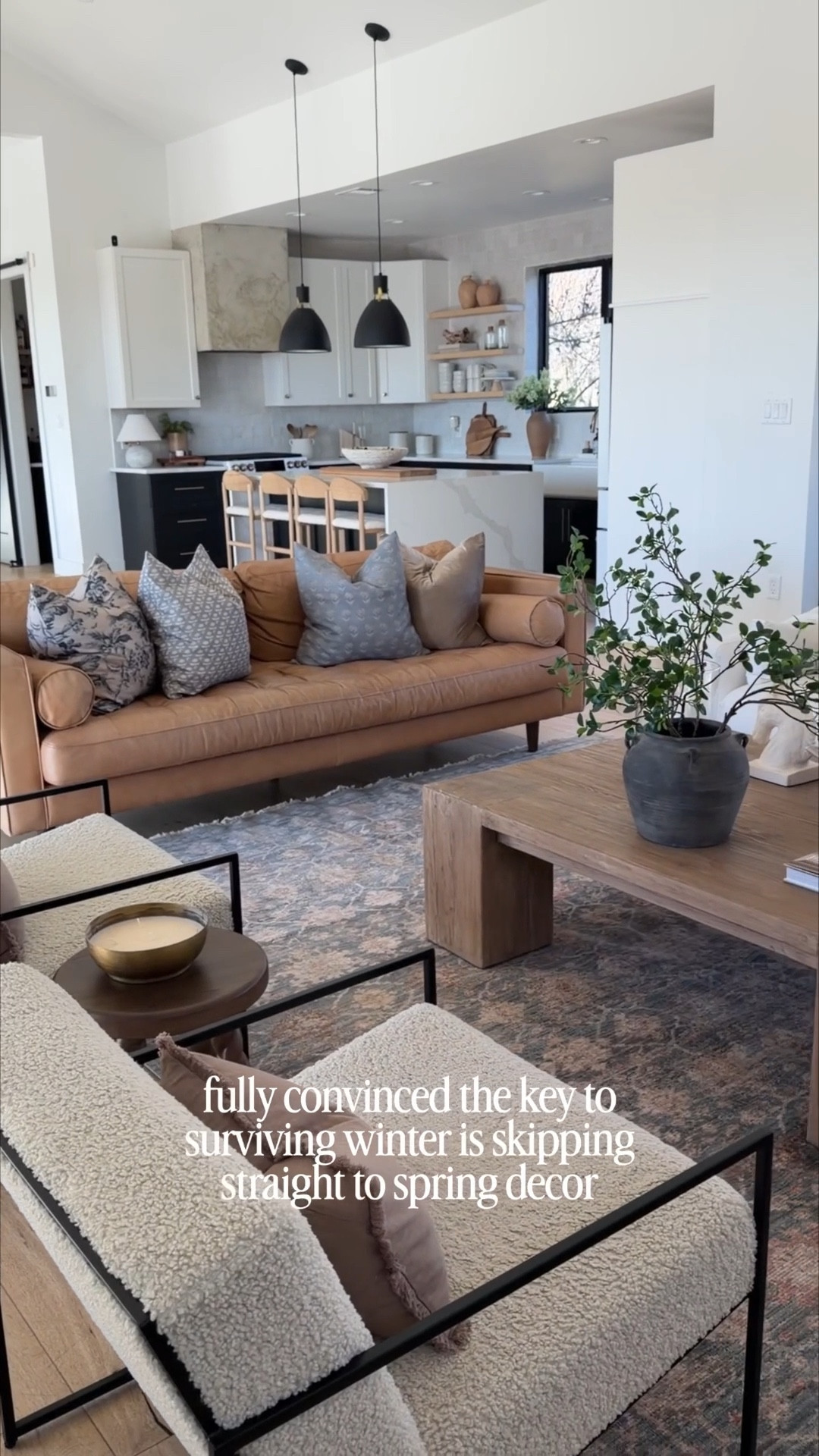 Fully convinced the key to surviving winter is skipping straight to spring decor. The minute I start swapping in lighter textures and softer colors, everything feels better.

Our living room got the spring refresh with a mix of easy, affordable pieces. I added a new rug from Wayfair to brighten the space and ground everything, layered in pillows from Rennah for pattern and softness (code THELITTLEBIRD gets you 25% off), and styled the room with fresh decor pieces from Target and Amazon that make it feel light, warm, and lived-in again.

Nothing drastic, just simple swaps that make the space feel fresh, inviting, and very ready for longer days. If winter drags on, I’m choosing spring anyway. 

#LTKFindsUnder100 #LTKHome #LTKSeasonal