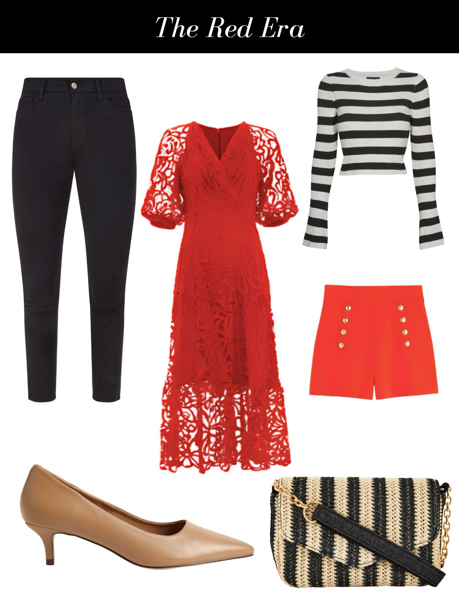 Say hello to the perfect Red Era looks for your Taylor Swift Eras’ tour outfit. Choose high waisted shorts, vintage styling and bright red lips of course.  

#LTKsummer #LTKuk #LTKstyletip