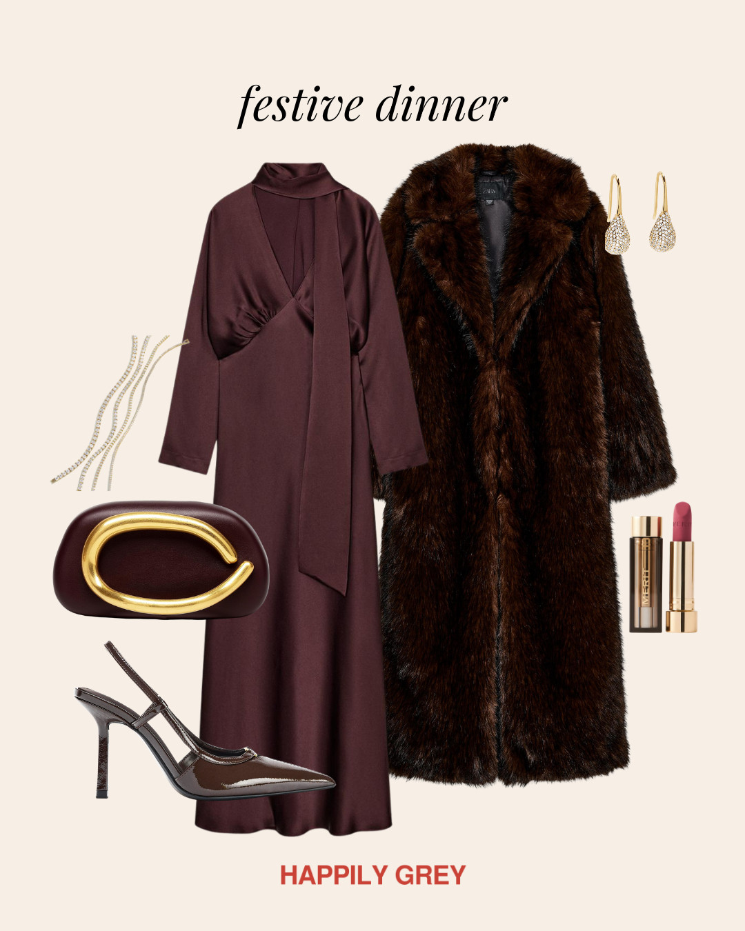 Festive holiday dinner outfit idea for hosting or holiday parties ✨ 

 #LTKHoliday #LTKootd #LTKFindsUnder100
